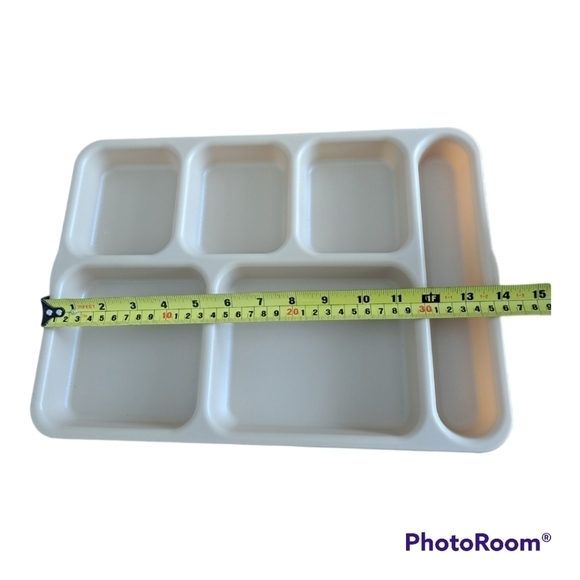 Set of 4 vintage school lunch tray cambro 10146DCW Huntington beach Made… - Picture 14 of 16